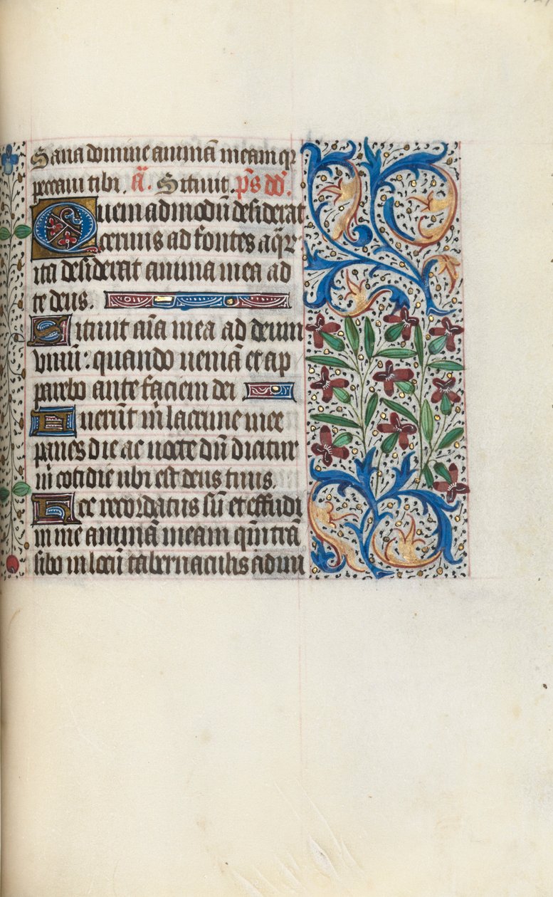 Libro delle Ore Uso di Rouen: fol. 129r da Master of the Geneva Latini