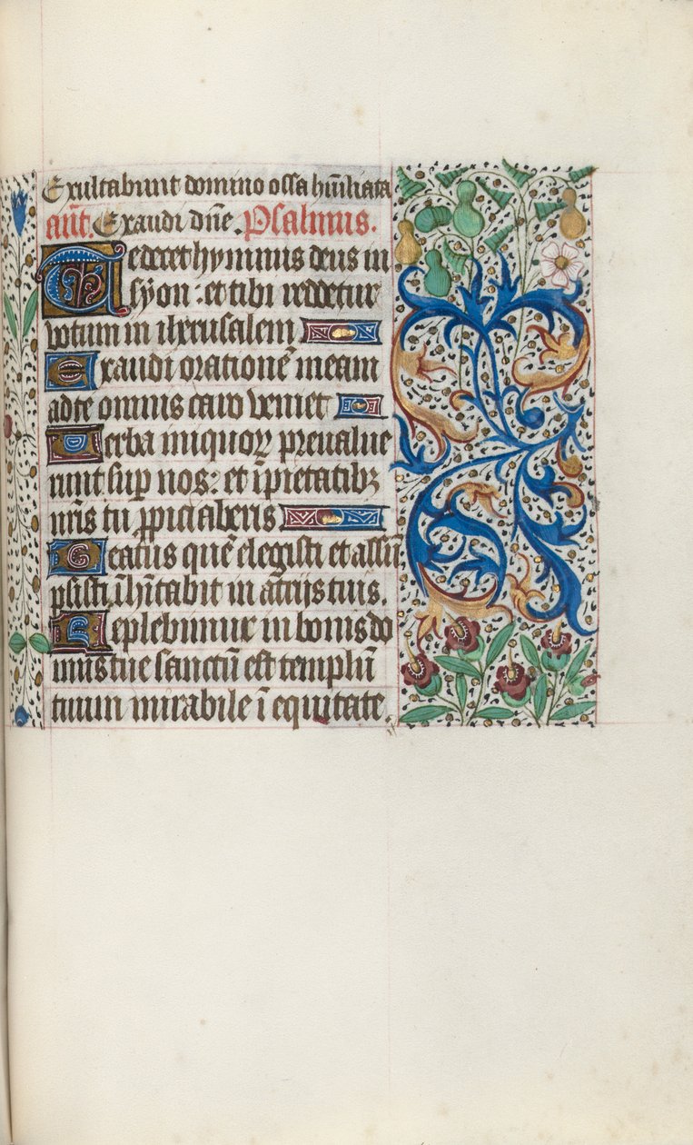 Libro delle Ore Uso di Rouen: fol. 136r da Master of the Geneva Latini