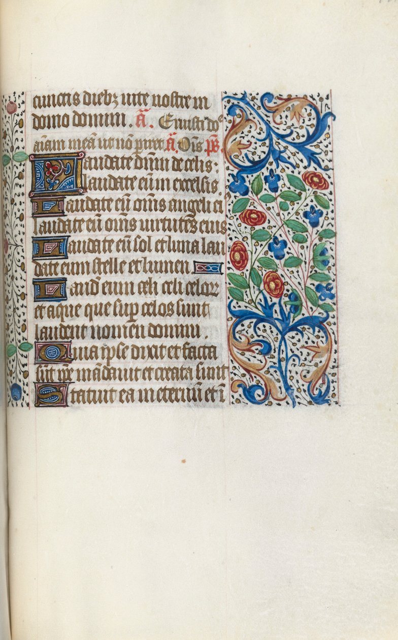 Libro delle Ore Uso di Rouen: fol. 141r, c. 1470 da Master of the Geneva Latini