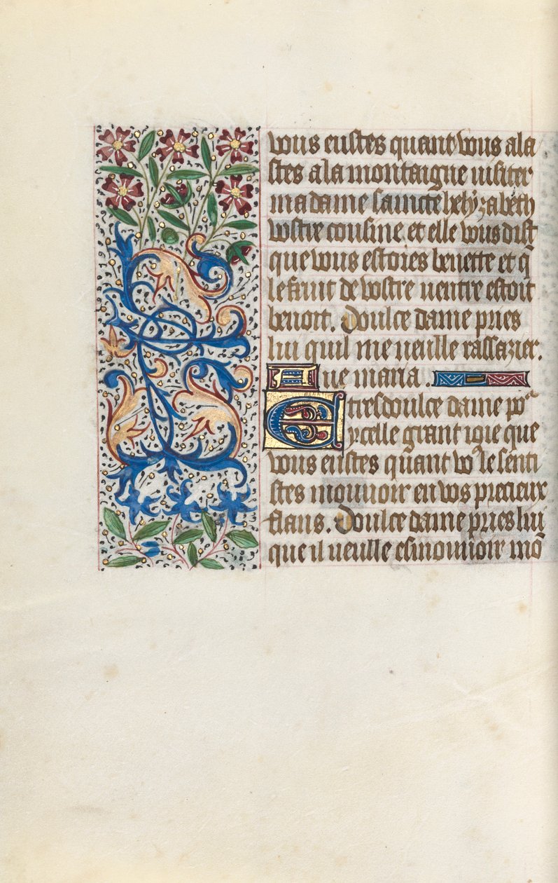 Libro delle Ore Uso di Rouen: fol. 147v, c. 1470 da Master of the Geneva Latini