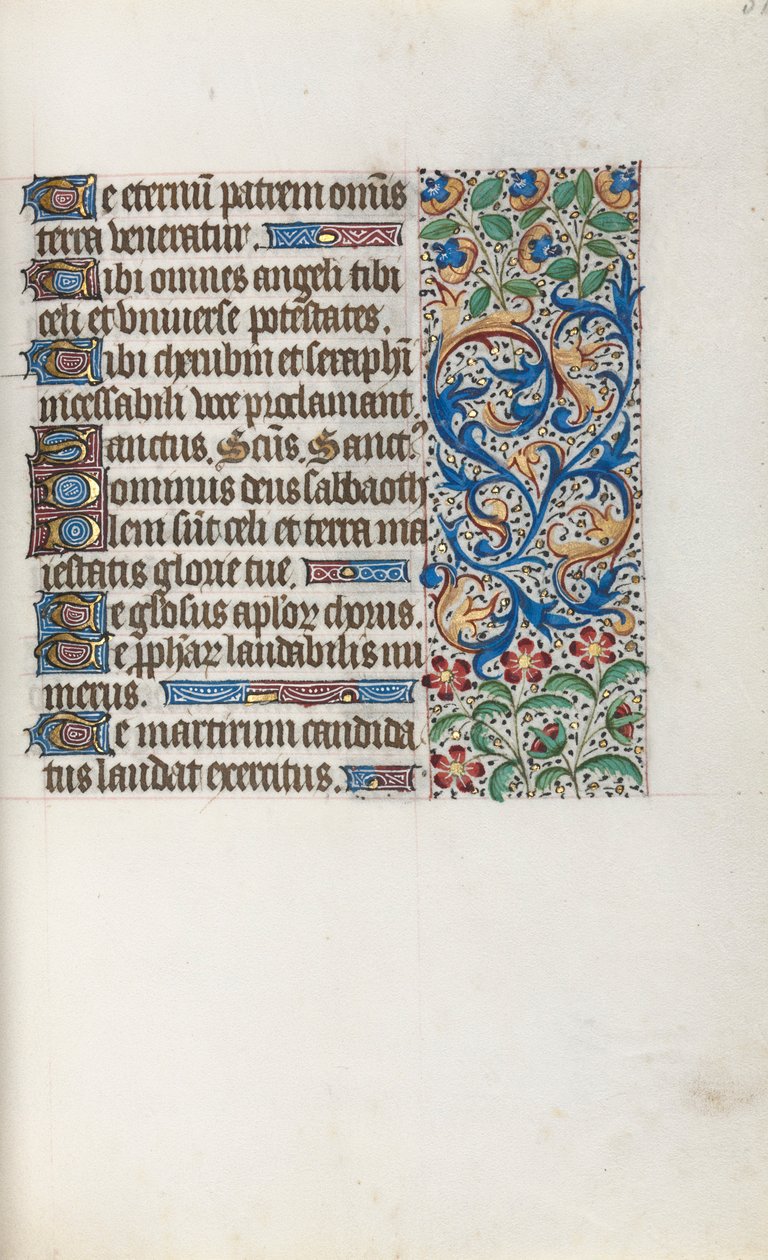 Libro delle Ore Uso di Rouen: fol. 37r da Master of the Geneva Latini