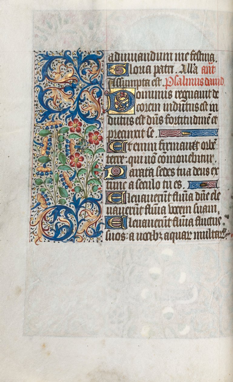 Libro delle Ore Uso di Rouen: fol. 39b, c. 1470 da Master of the Geneva Latini