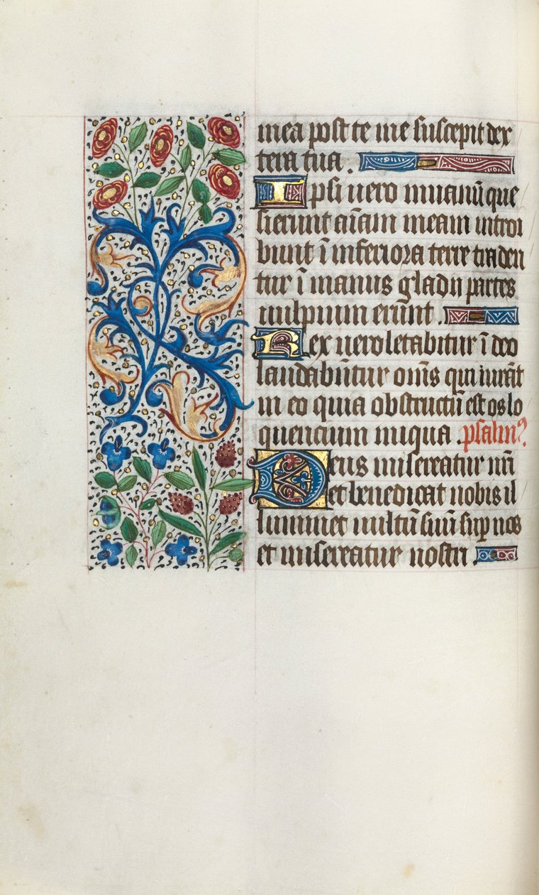 Libro delle Ore Uso di Rouen: fol. 40v da Master of the Geneva Latini