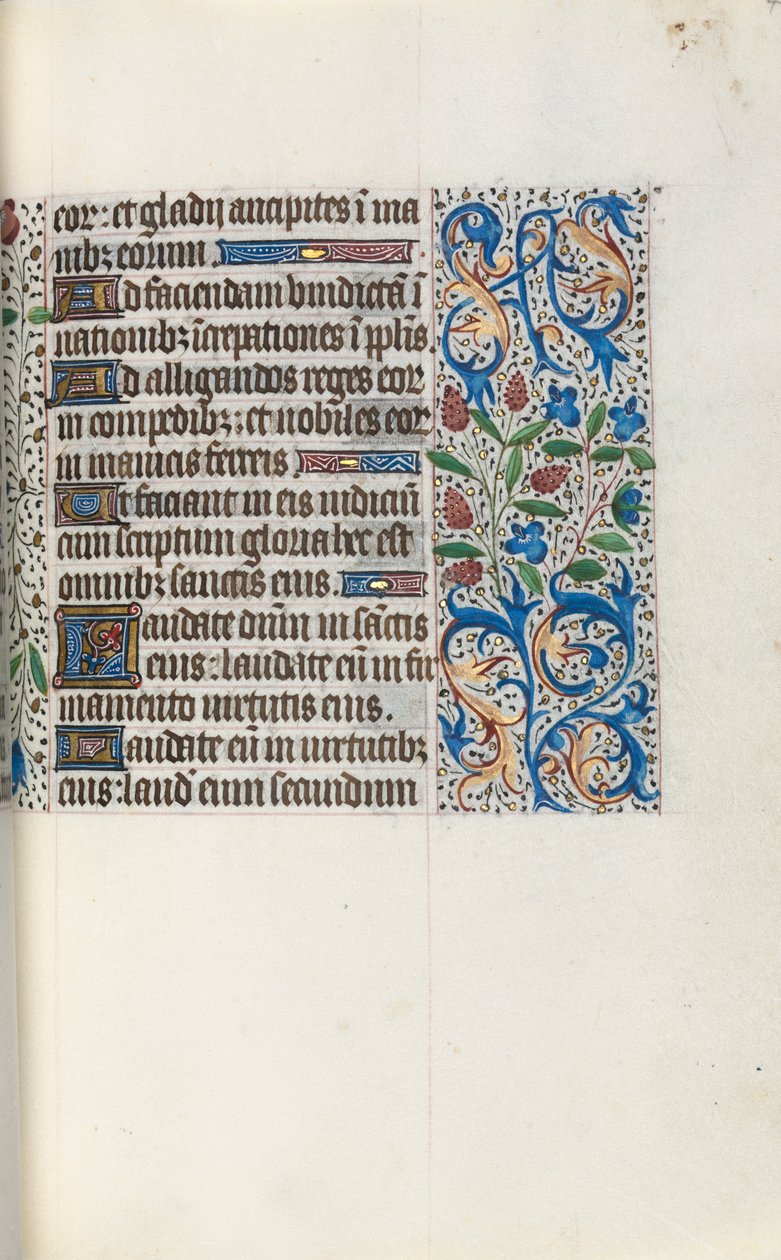 Libro delle Ore Uso di Rouen: fol. 46r, c. 1470 da Master of the Geneva Latini