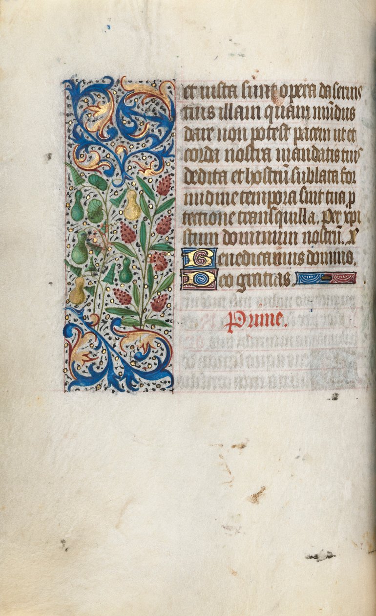 Libro delle Ore Uso di Rouen: fol. 55v, c. 1470 da Master of the Geneva Latini