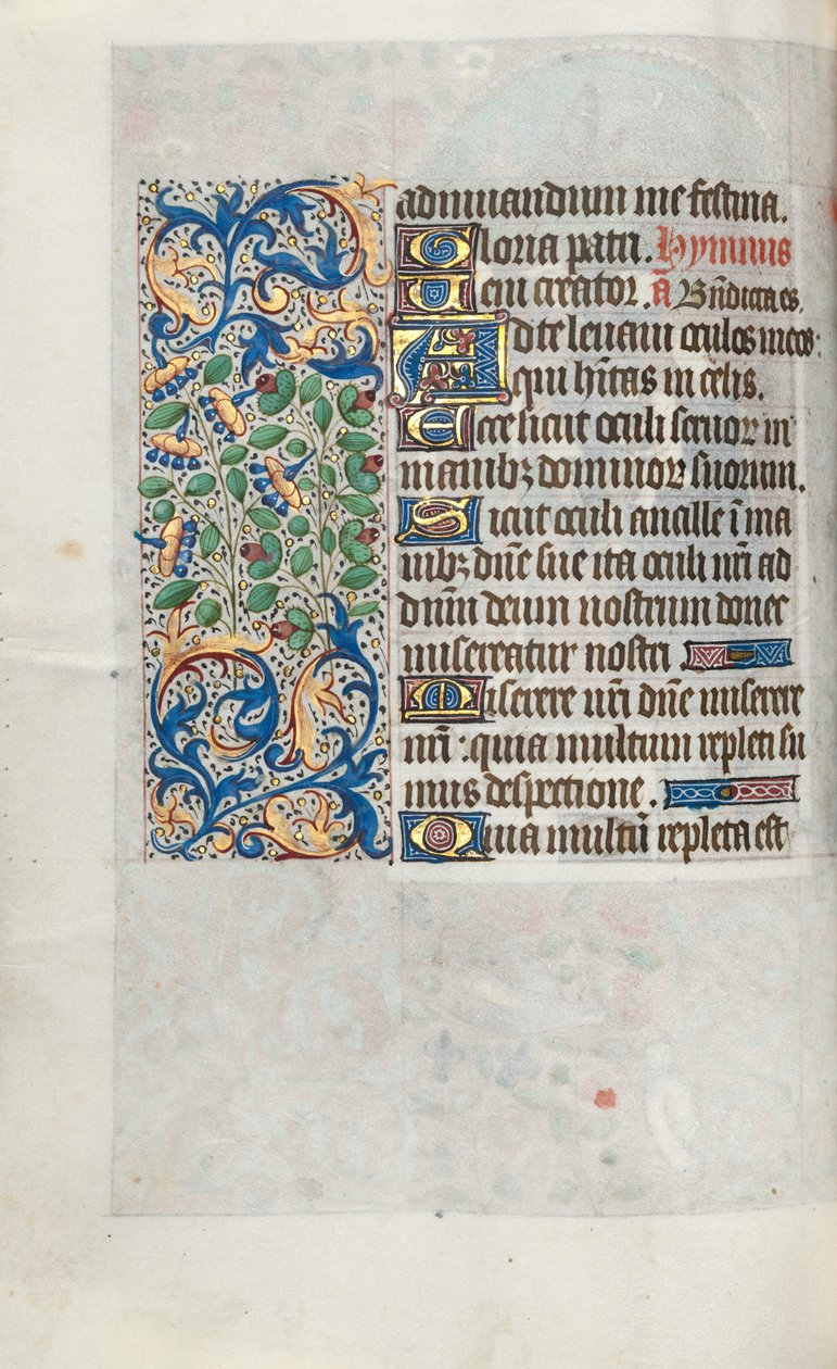 Libro delle Ore Uso di Rouen: fol. 64v, c. 1470 da Master of the Geneva Latini