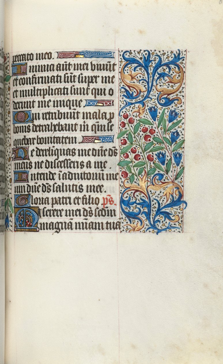 Libro delle Ore Uso di Rouen: fol. 85r, c. 1470 da Master of the Geneva Latini