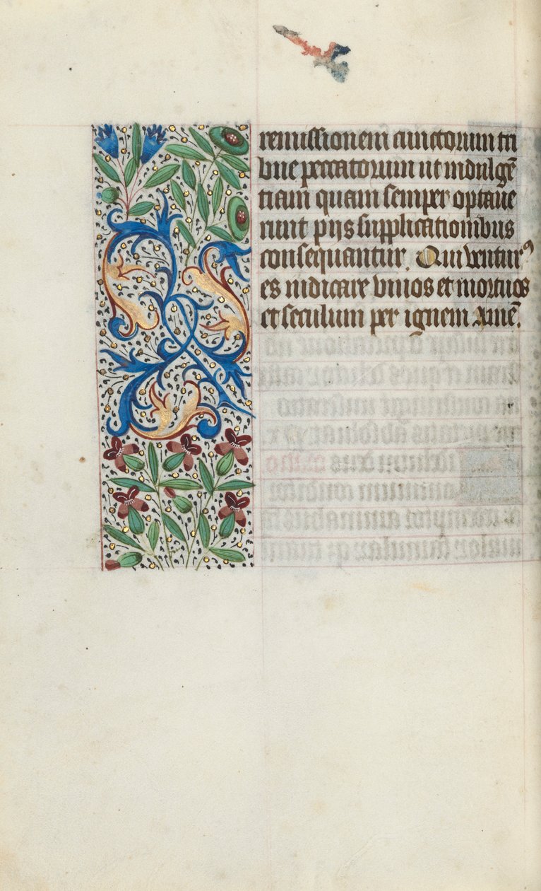 Libro delle Ore Uso di Rouen: fol. 96v, c. 1470 da Master of the Geneva Latini