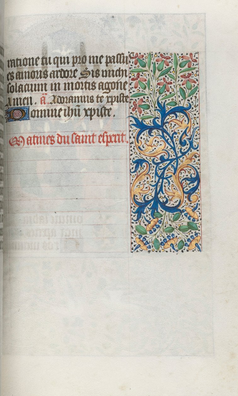 Libro delle Ore Uso di Rouen: fol. 99r, c. 1470 da Master of the Geneva Latini