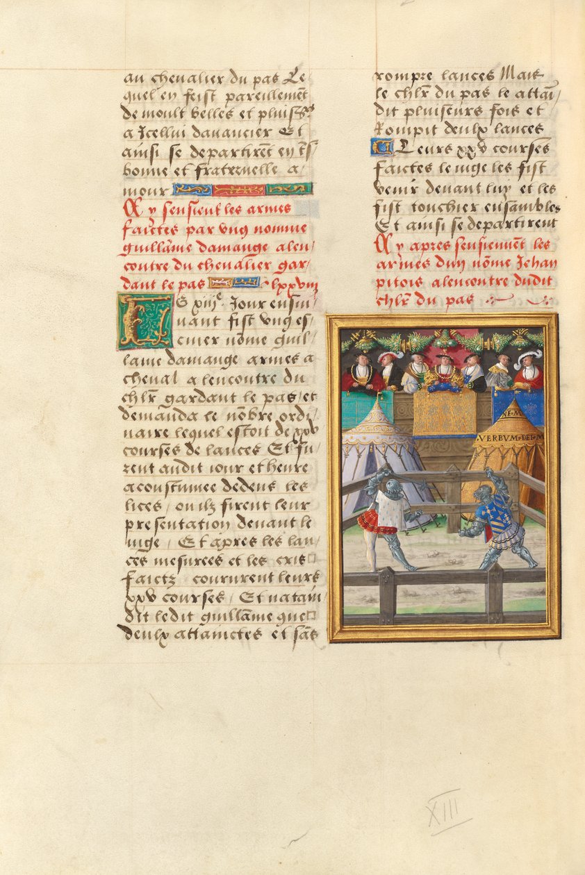 Jacques de Lalaing combatte contro l