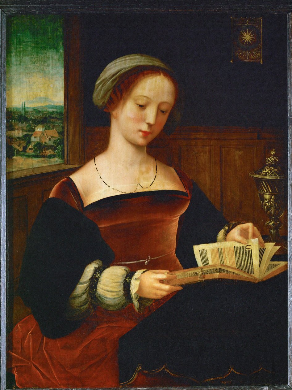 Lettura di Santa Maddalena ... da Master of the Half Figures