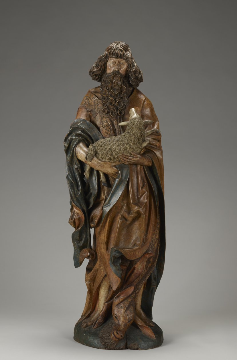 San Giovanni Battista (parzialmente policromo) da Master of the Harburger Altar