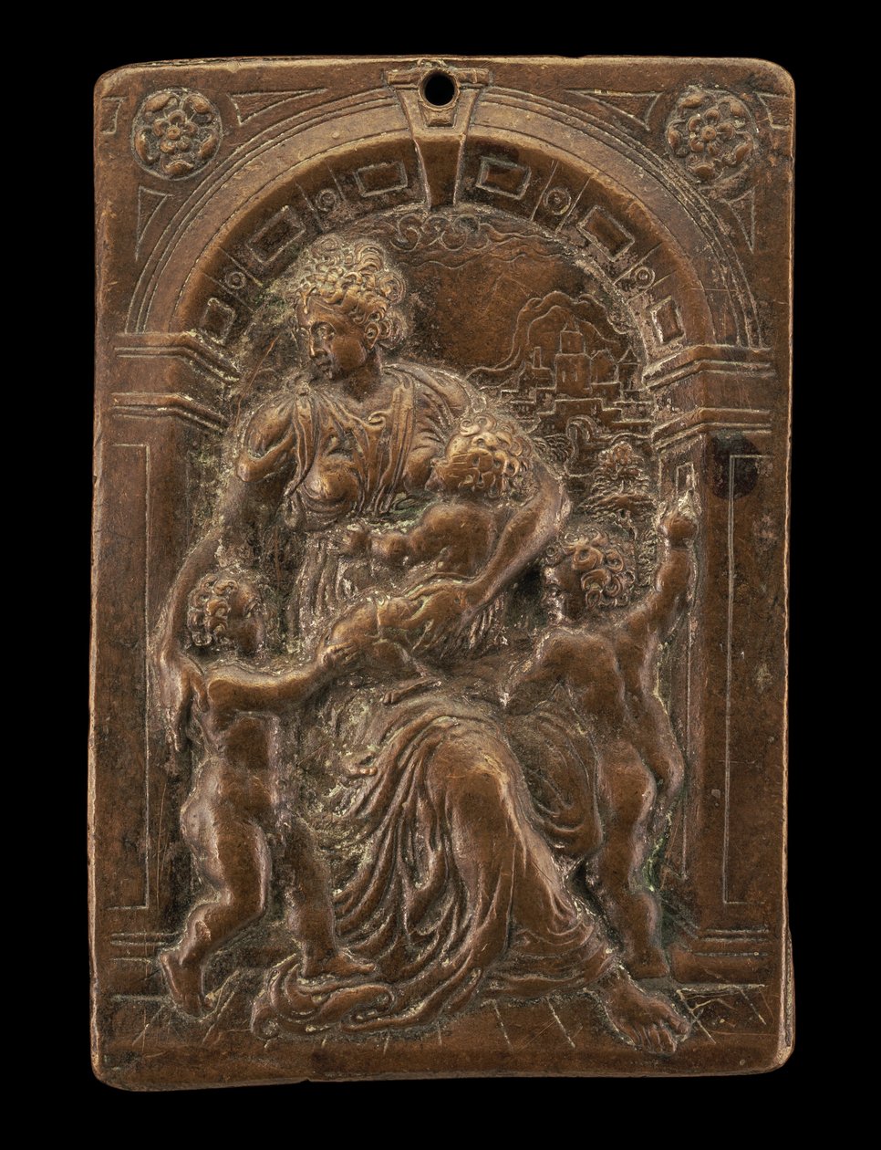 Allegoria della carità, c. 1580 da Master of the Judgment of Solomon