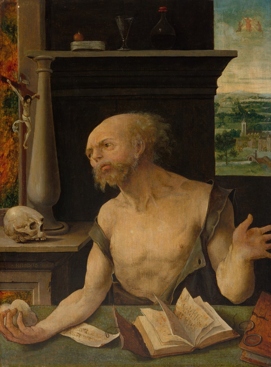 San Girolamo in penitenza, 1525-1530 da Master of the Lille Adoration