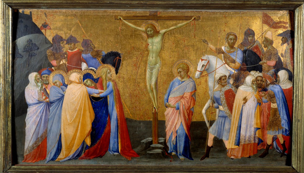 La Crocifissione da Master of the Madonna of San Pietro of Ovila