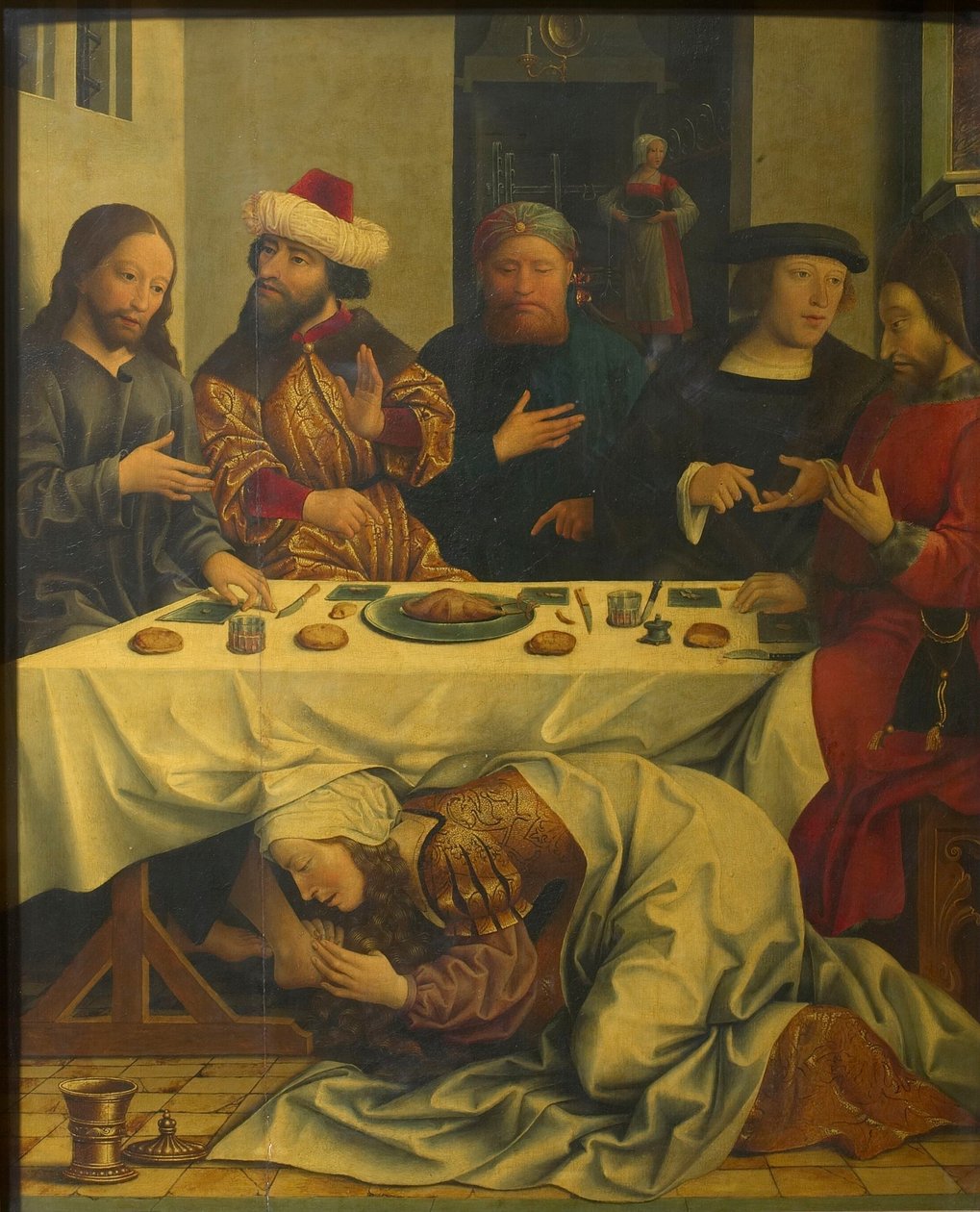 Cristo nella casa di Simone il Fariseo, ca 1510-1520 da Master of the Magdalen Legend