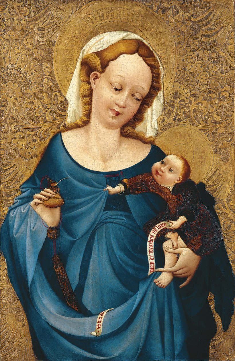 Madonna con il calamaio, ca 1430 da Master of the Middle Rhine