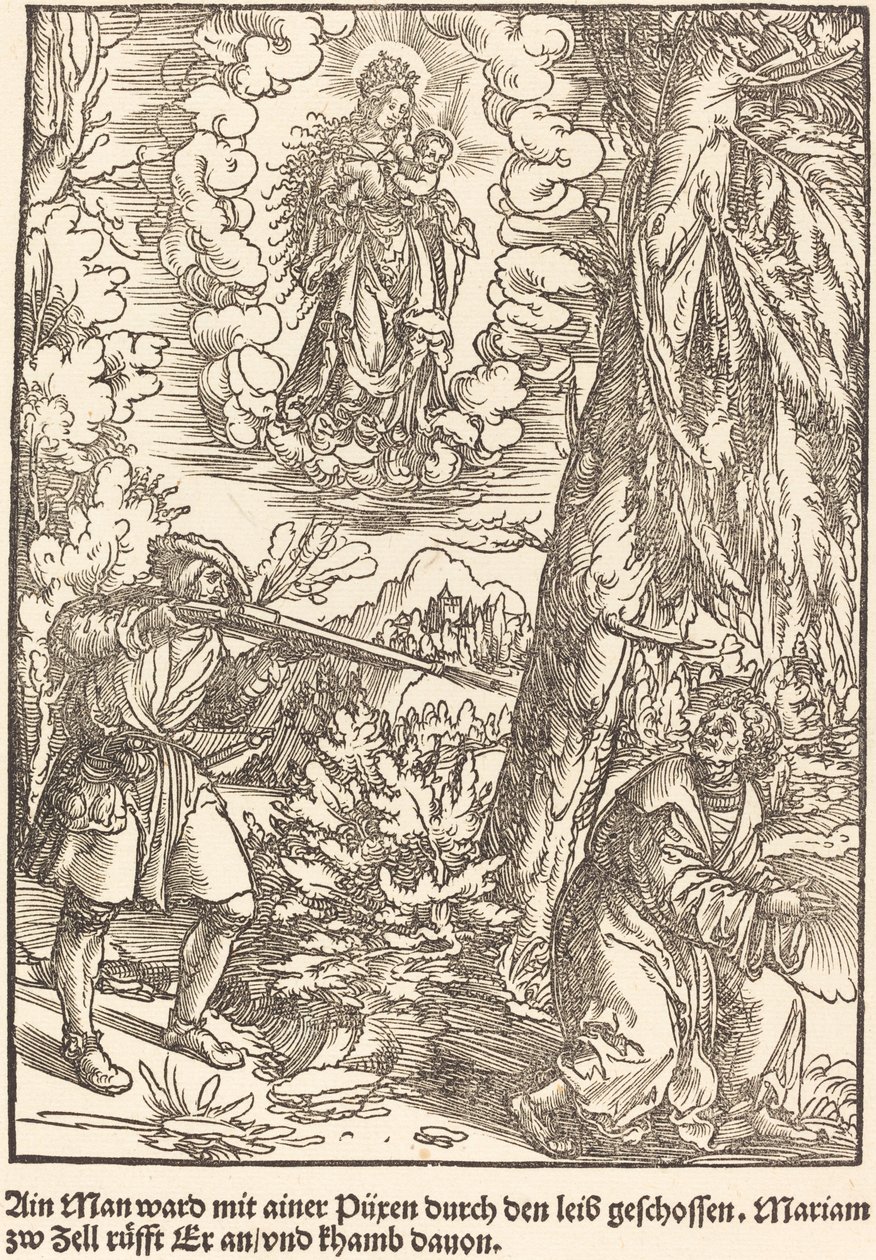 Ain Man ward mit ainer Puren ... da Master of the Miracles of Mariazell