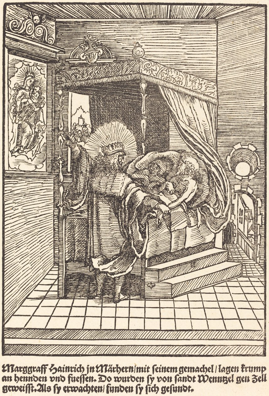 Marggraff Hainrich in Marhern ... da Master of the Miracles of Mariazell