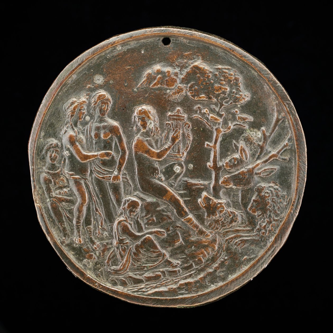 Orfeo che suona per gli animali da Master of the Orpheus Legend