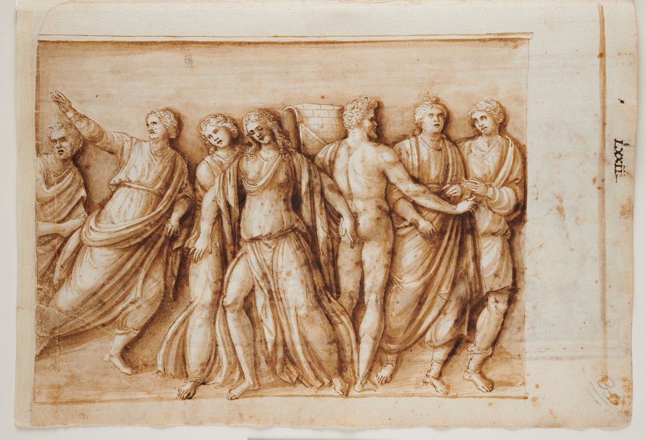 Il ritorno di Meleagro da un sarcofago romano, Roma, Palazzo Barberini da Master of the Oxford Album