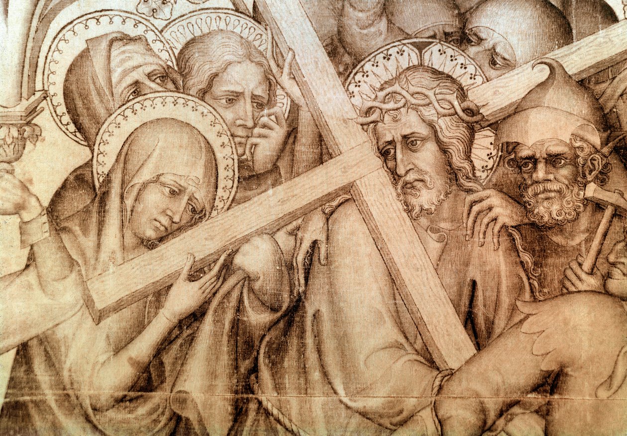 Il paramento di Narbonne: Cristo che porta la croce da Master of the Parement of Narbonne