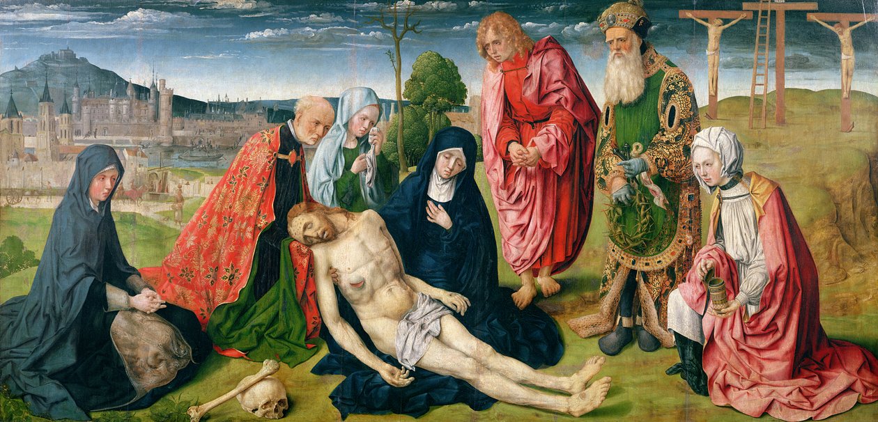Pietà di Saint-Germain-des-Prés da Master of the Pieta of Saint Germain