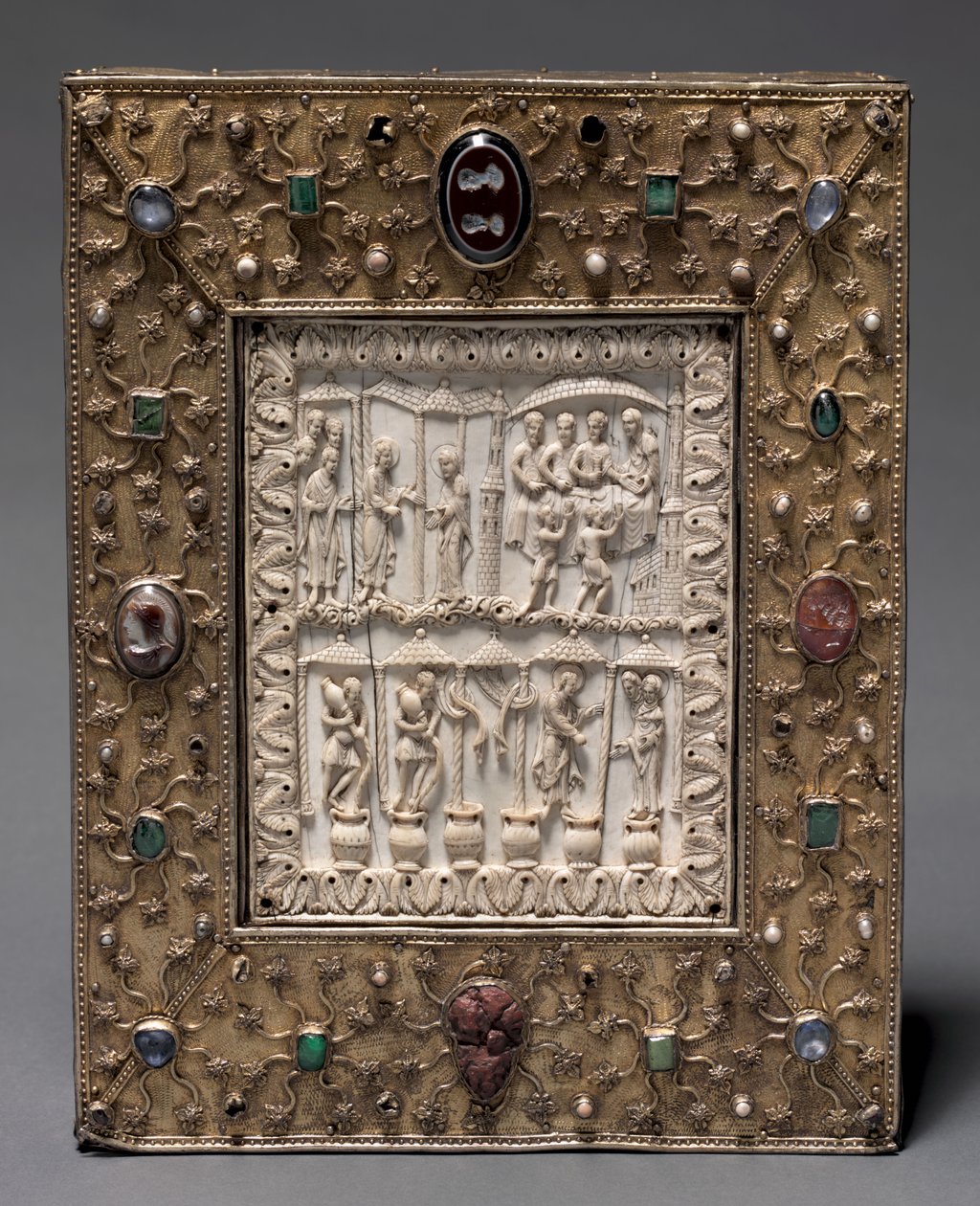 Reliquiario a forma di libro, c.1000 da Master of the Registrum Gregorii