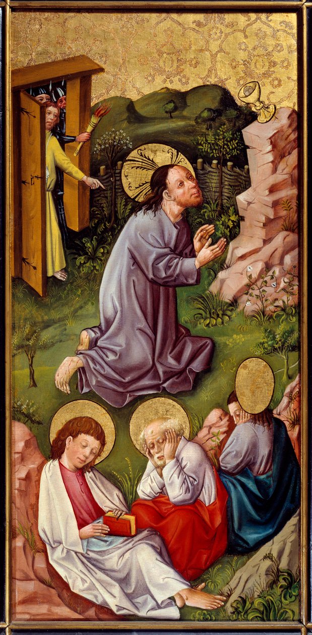 Cristo nel Giardino degli Ulivi da Master of the Rhine