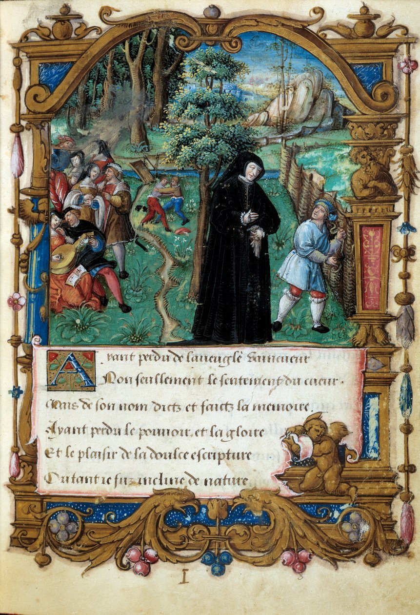 Rappresentazione della Regina di Navarra Margherita d
