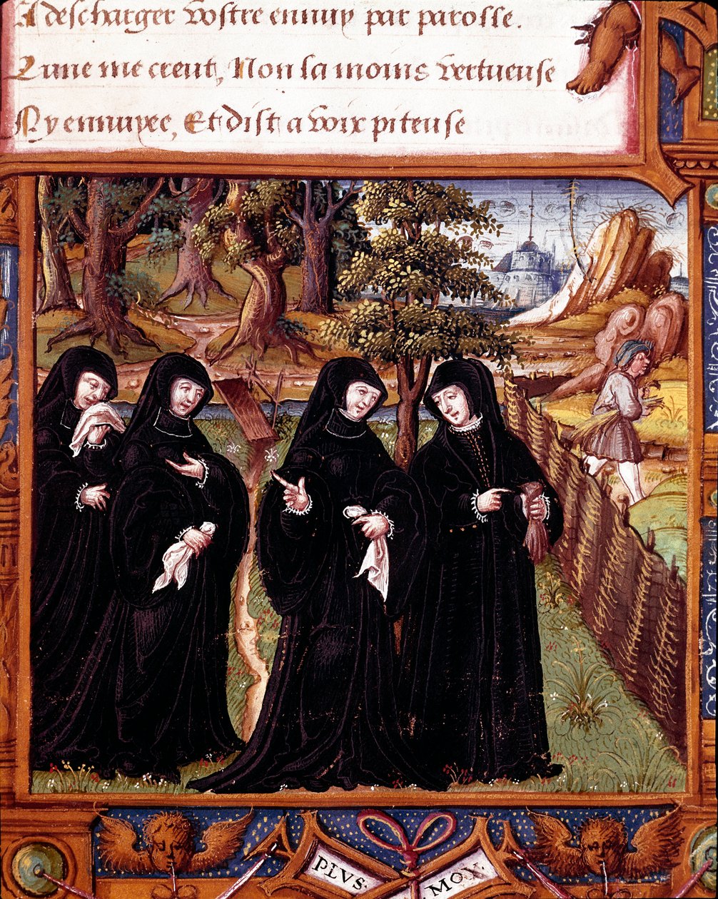 Rappresentazione della Regina di Navarra Margherita d