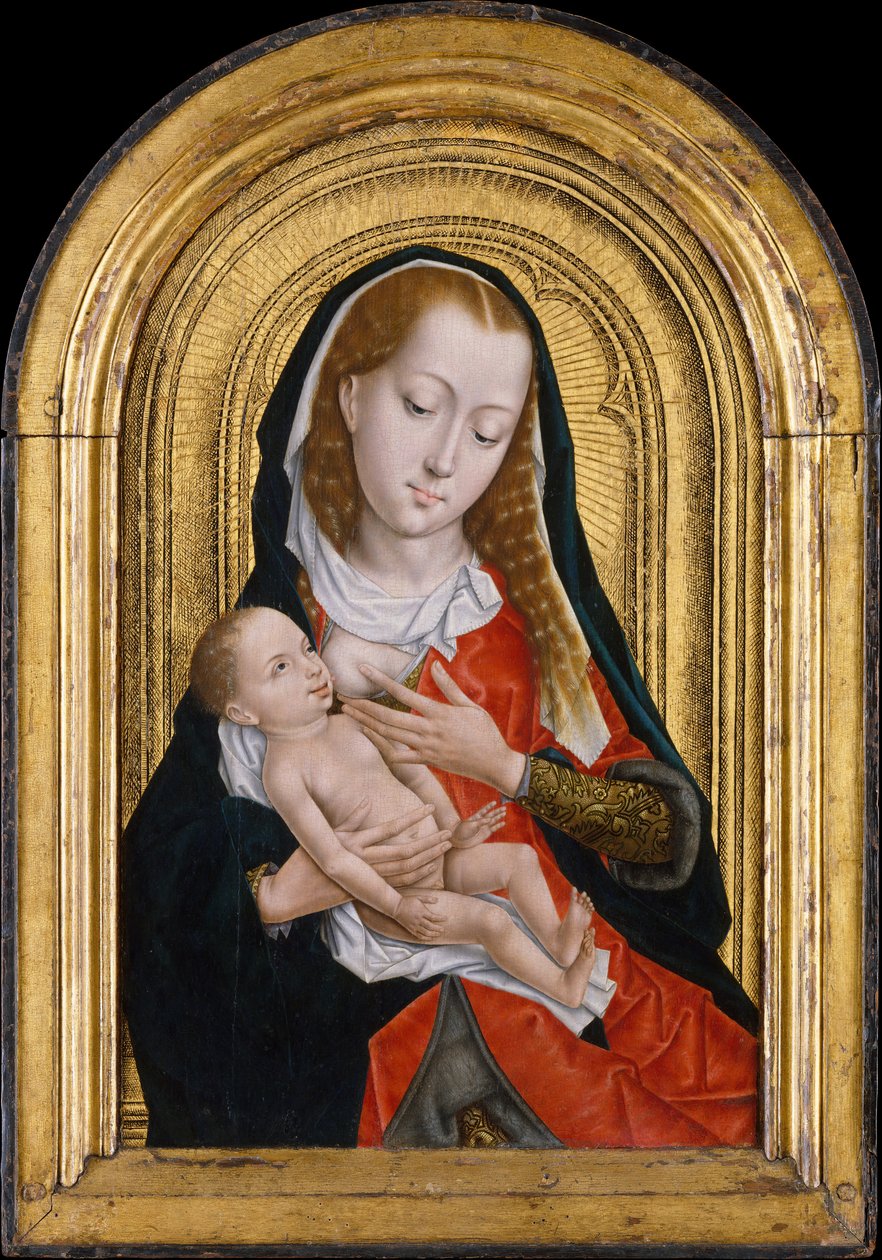 Vergine e Bambino, 1475-99 da Master of the Saint Ursula Legend
