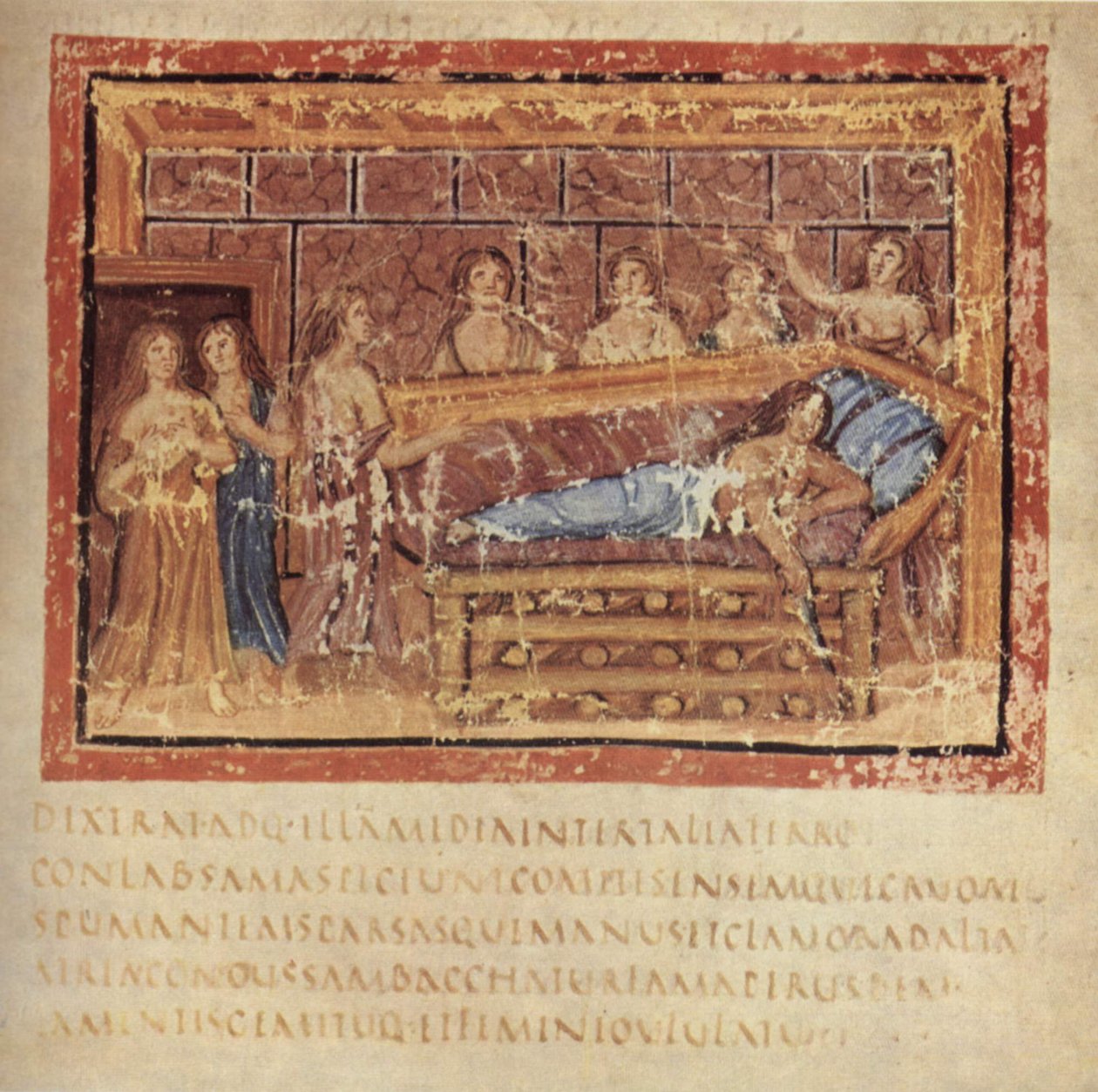 La Morte di Didone, ca 400 da Master of the Vatican Vergil