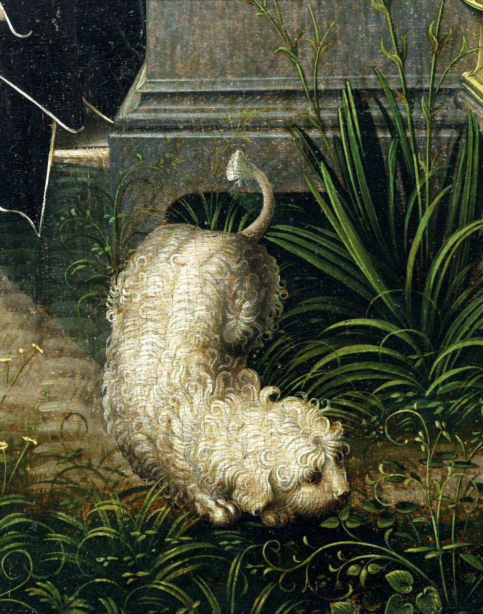 La predicazione di San Gery, "il sermone pastorale" ... da Master of the View of Saint Gudula