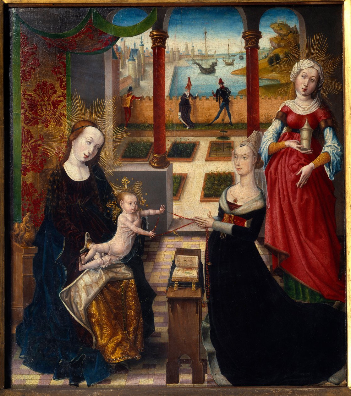 Vergine e Santa Maria Maddalena da Master of the View of St. Gudule