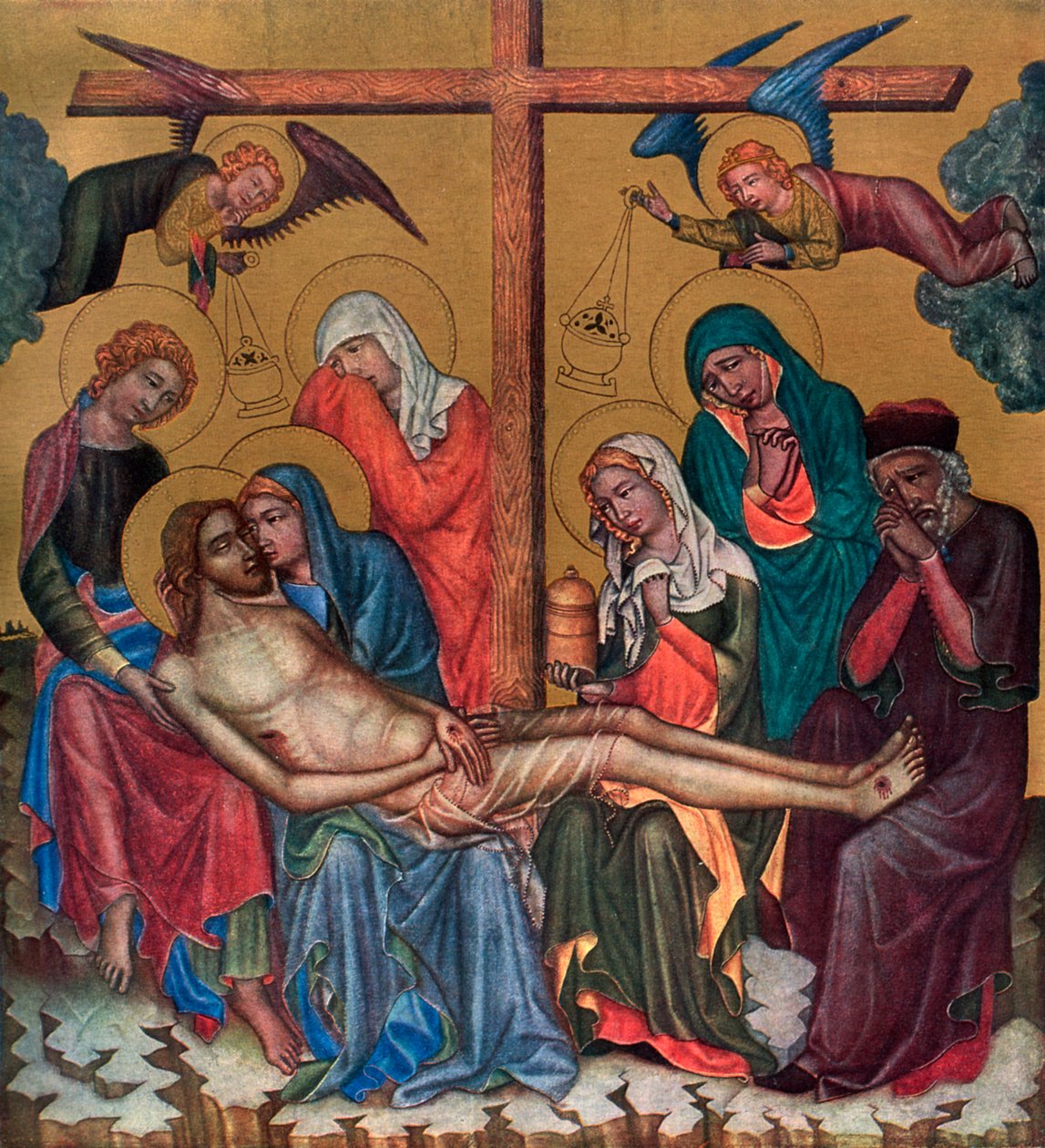 Lamento per Cristo da Master of the Vyssi Brod Altar
