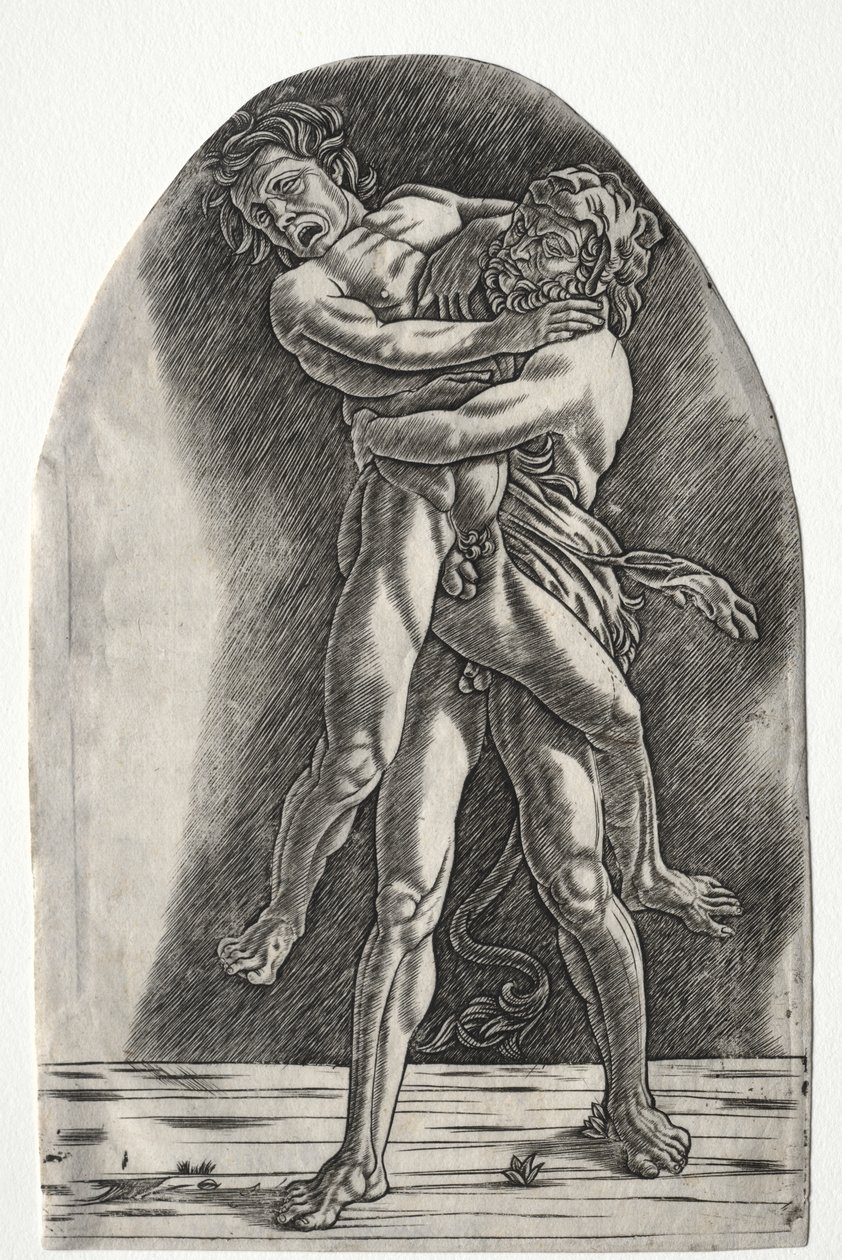 Ercole e Anteo da Master of the Year 1515