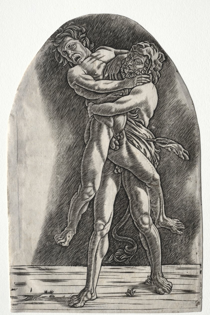 Ercole e Anteo da Master of the Year 1515