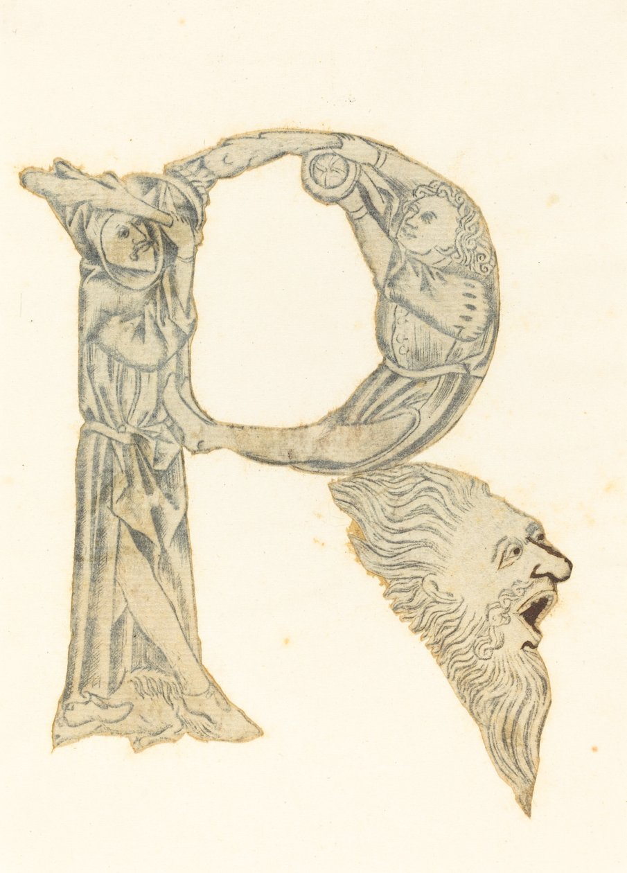 La Lettera P (convertita in R) da Master with the Banderoles