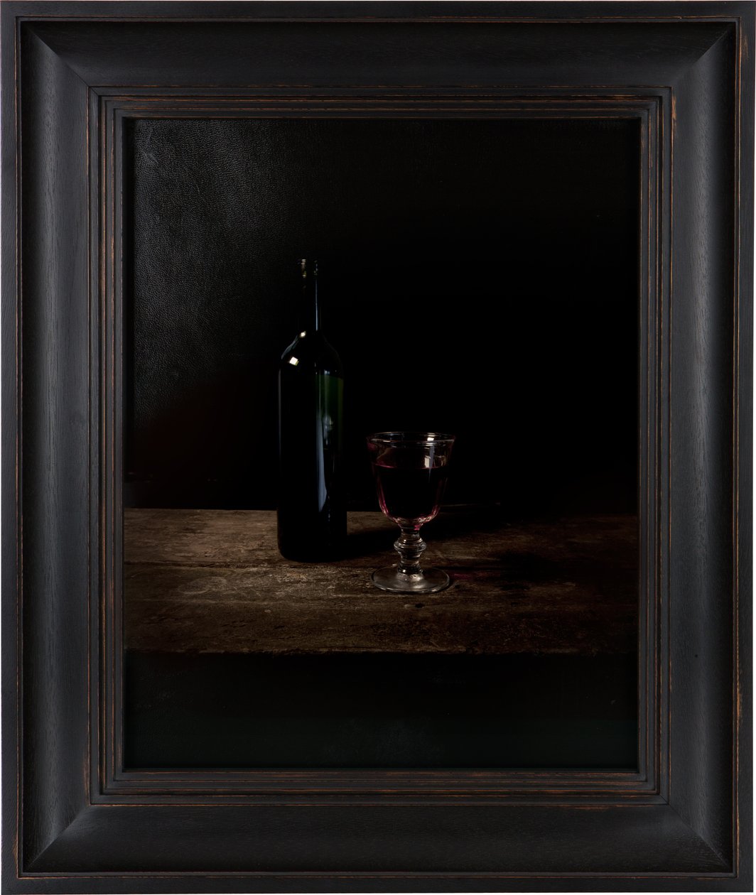 Ultimo pasto nel braccio della morte, Adolf Eichmann, 2012 (stampa a trasferimento digitale su pergamena di capra) da Mat Collishaw