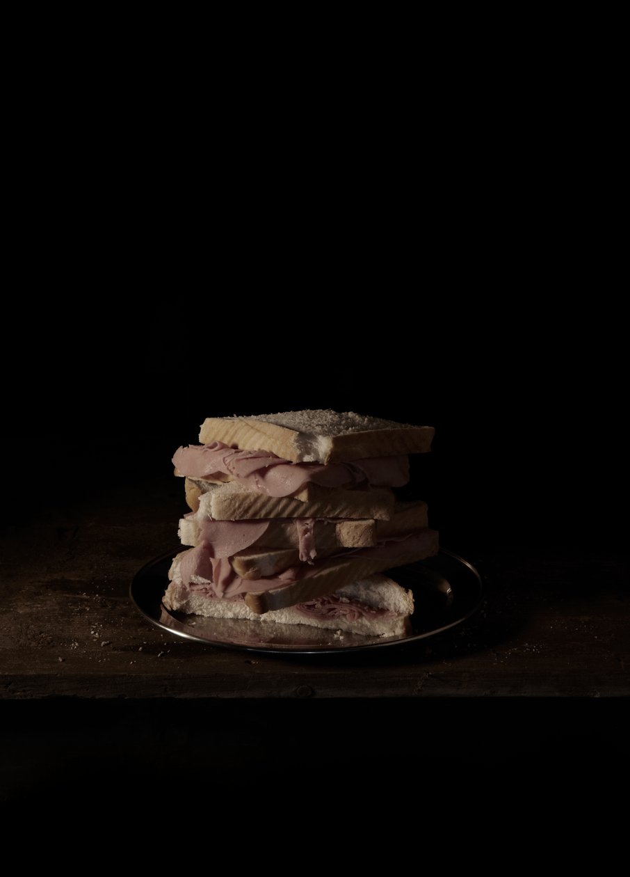 Ultimo pasto nel braccio della morte, Texas; Bernard Amos, 2011 (fotografia in formato C) da Mat Collishaw