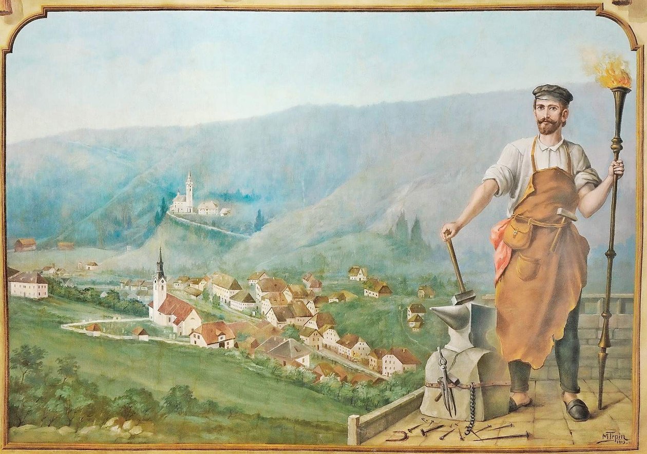 Panorama di Kropa da Matej Trpin