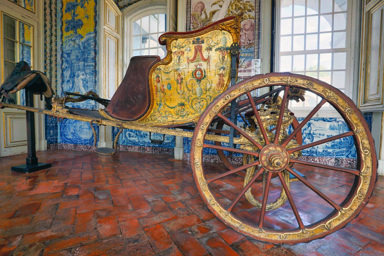 Palazzo di Queluz, Queluz, Portogallo. Carrozza decorata, 2020 da Mateus Vicente de Oliveira