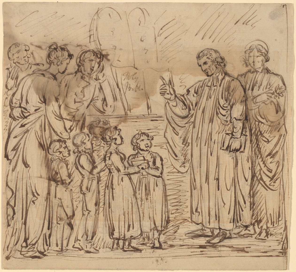 Lezione di Bibbia da Mather Brown