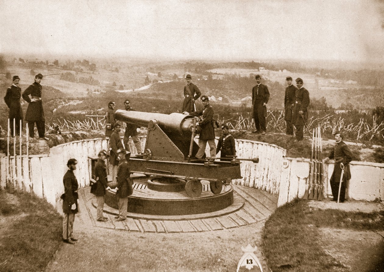 Difesa di Washington, Fort Totten, 1861-65 da Mathew B. Brady