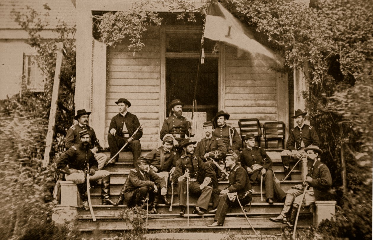 Generale A. T. A. Torbert e Staff, 1864 da Mathew B. Brady