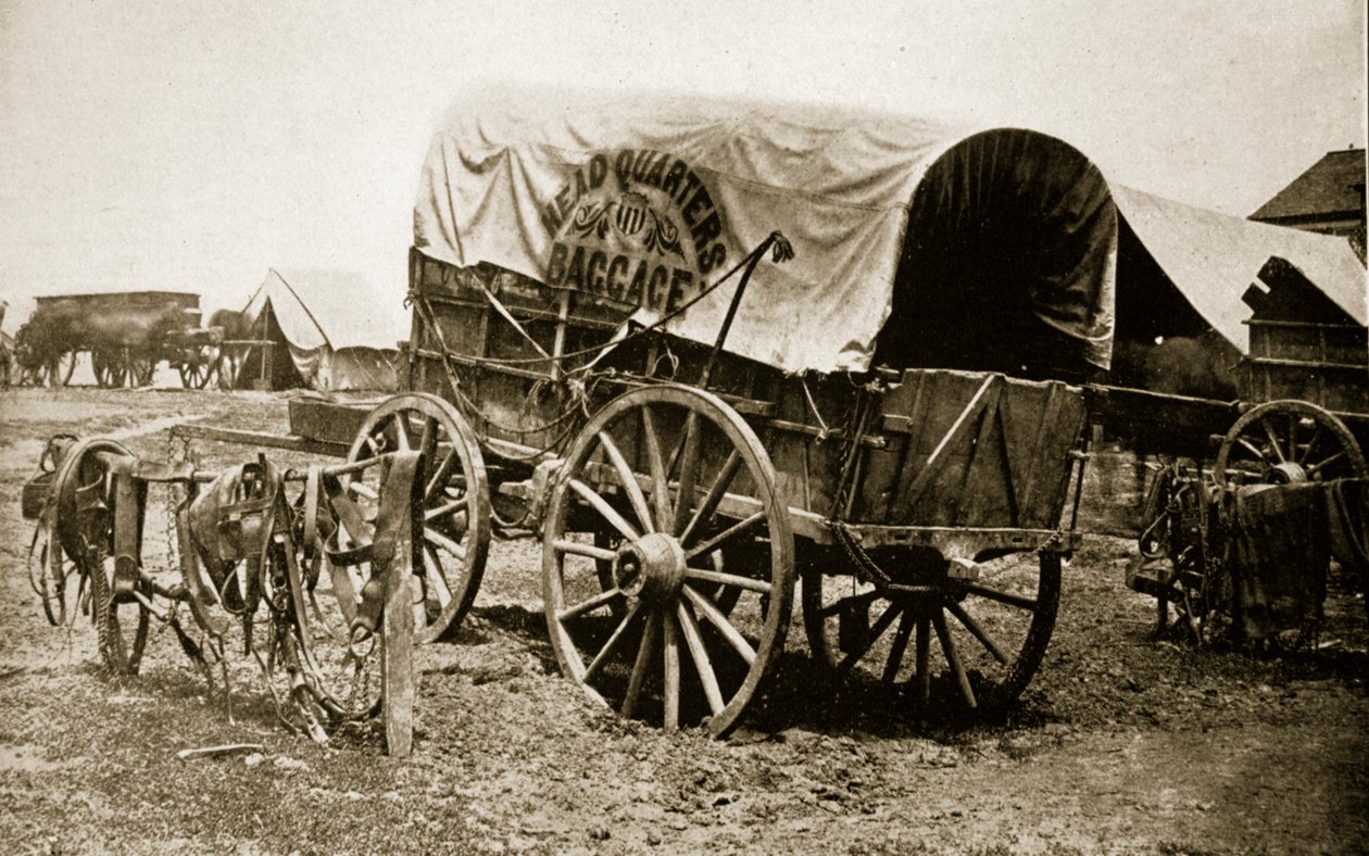 Carro bagagli del Generale U. S. Grant, 1861-65 da Mathew B. Brady