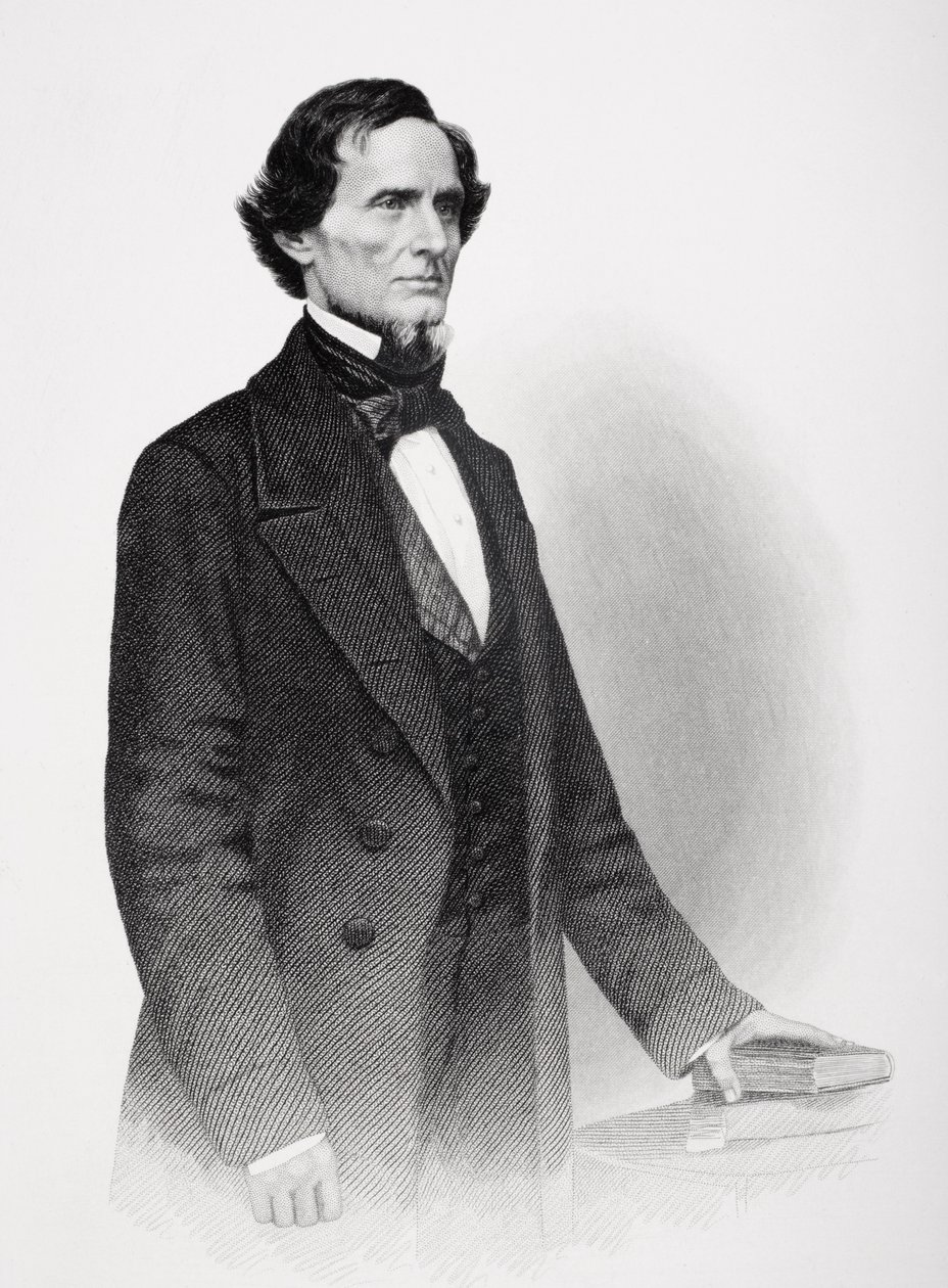 Ritratto di Jefferson Davis da Mathew B. Brady