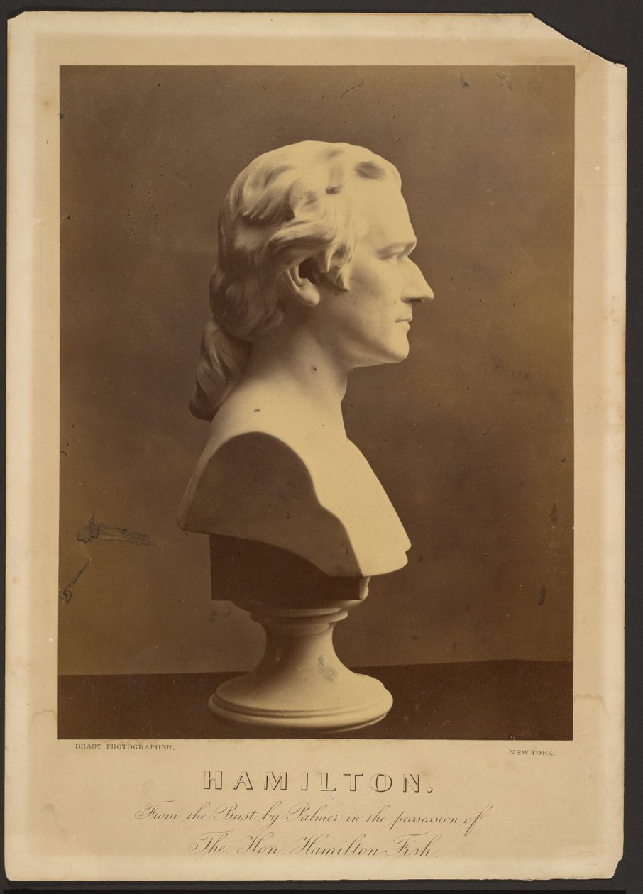 [Busto di Alexander Hamilton] da Mathew B. Brady