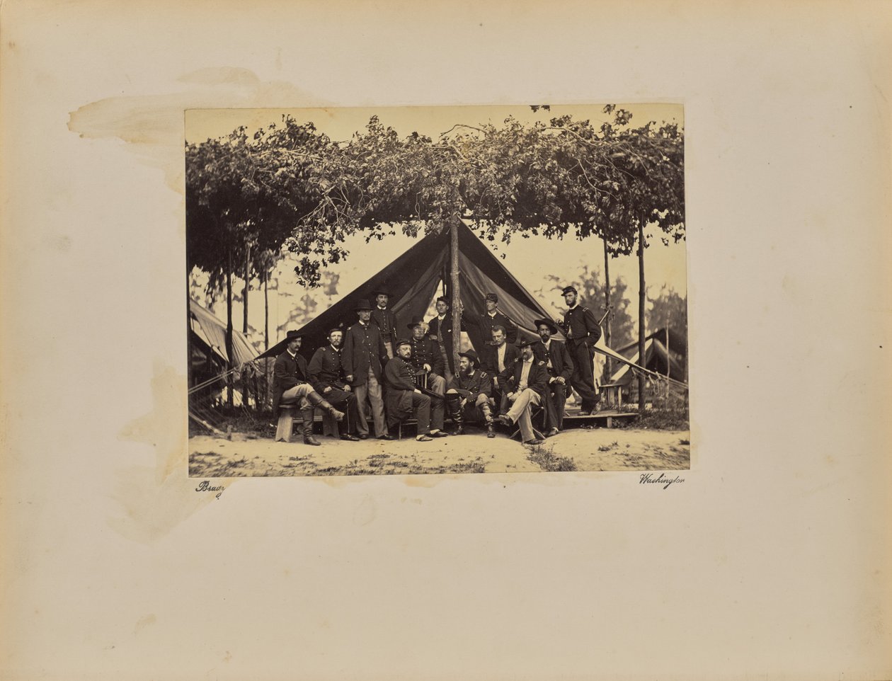 Maggiordomo e personale da Mathew B. Brady